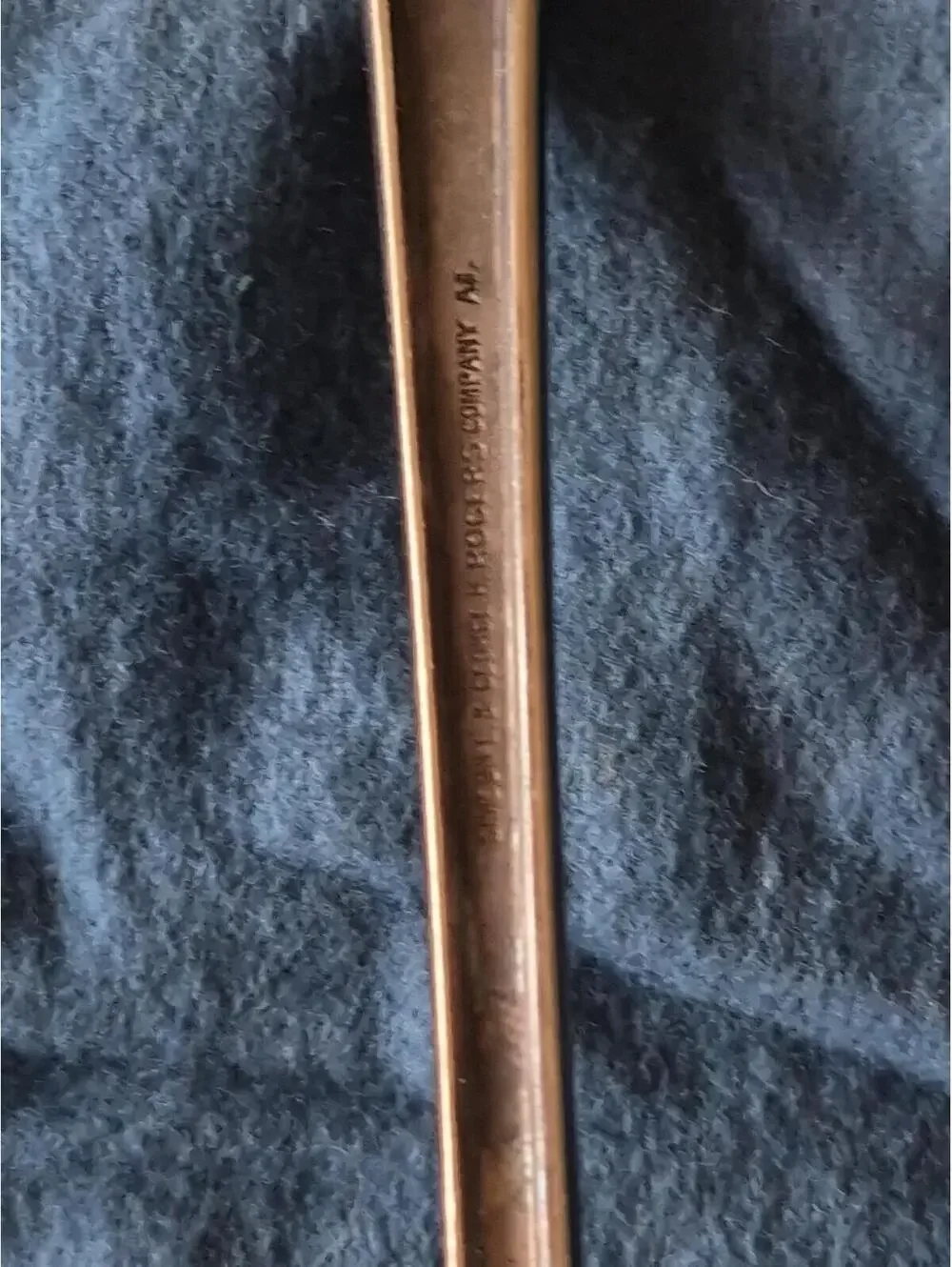 ANTIQUE VINTAGE Simone & ROGERS A1COLLECTIBLE LADLE SILVERPLATED Presslers